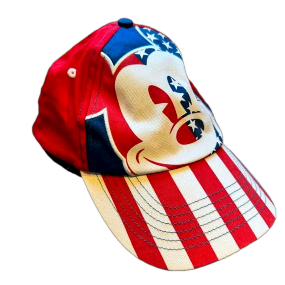Disneyland Parks All American Red White and Blue Youth baseball cap